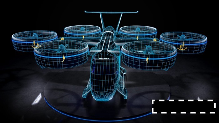 uber drone taxi - specs